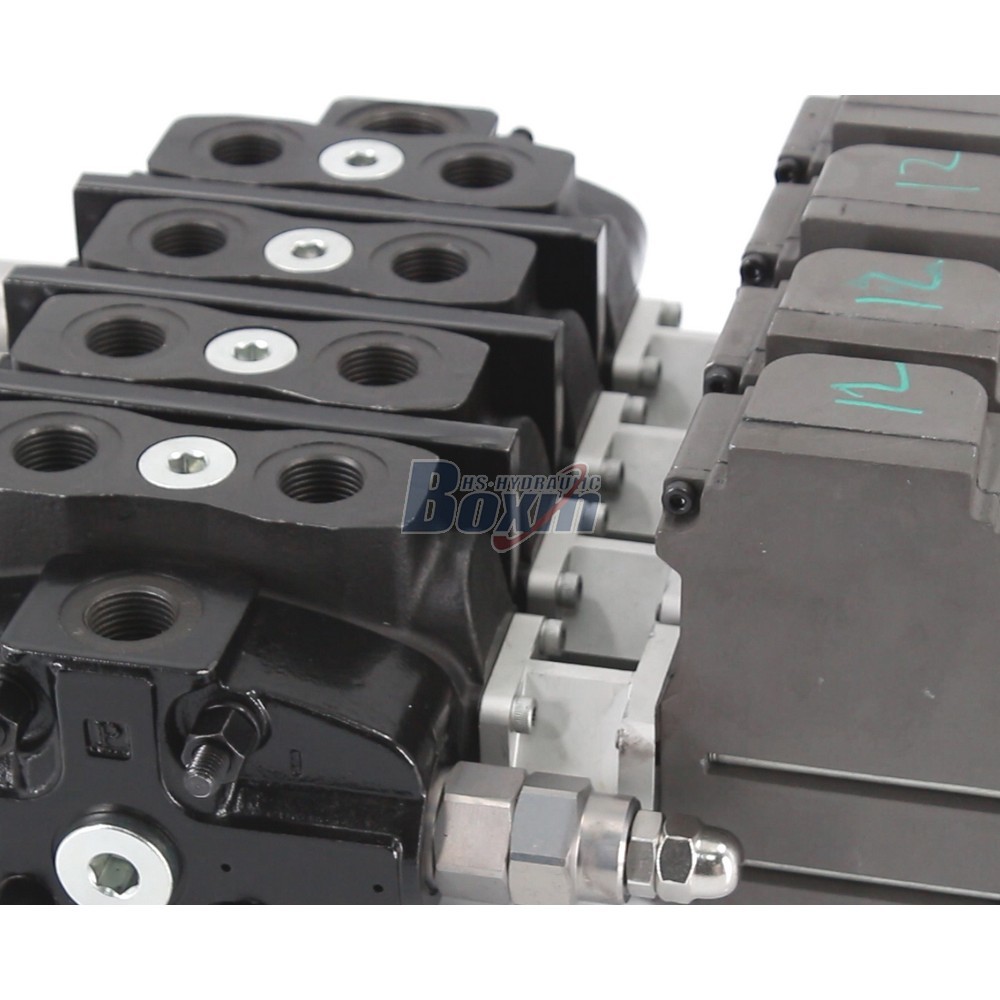 Industrial Grade SD8EMA-4OT Electric Motor Operated 4 Spool Directional Valve detail image